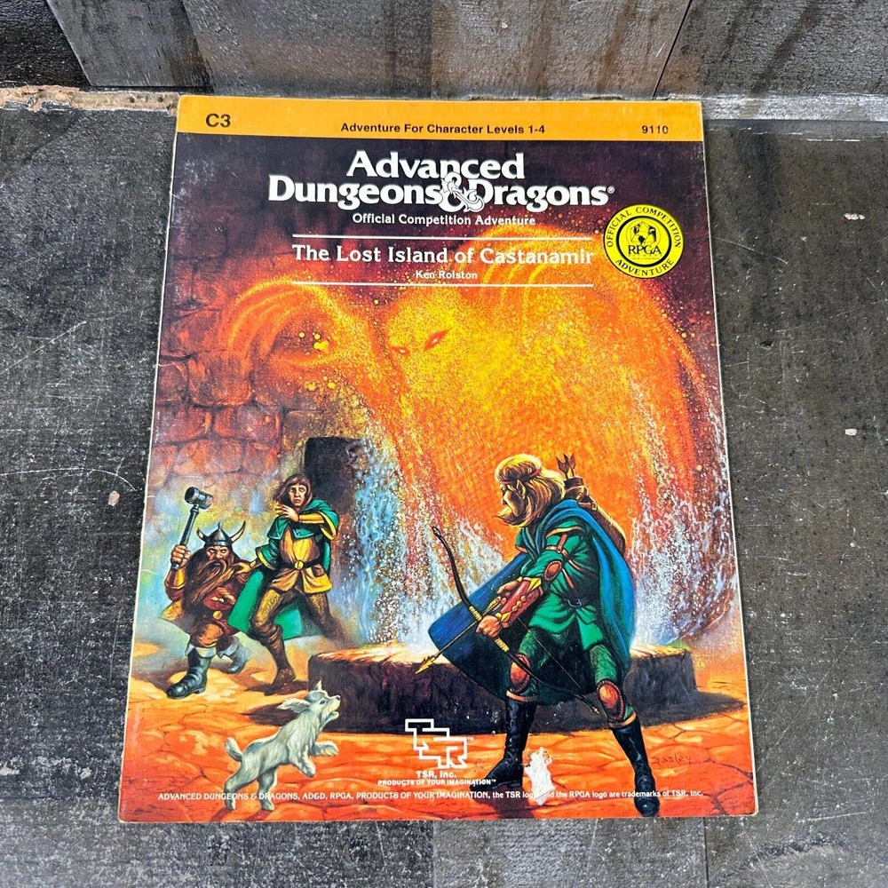 Advanced Dungeons & Dragons -‎ The Lost Island Of Castanamir 9110